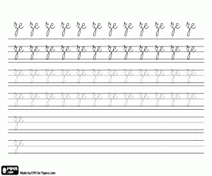 Colora Sillaba ZE per scrivere