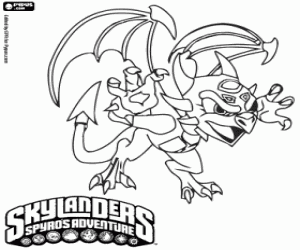 Colora Le sinistre Skylander Cynder