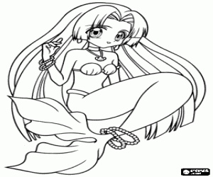 Colora La sirena Seira di Mermaid Melody