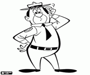 Colora Smith persegue l'orso Yogi