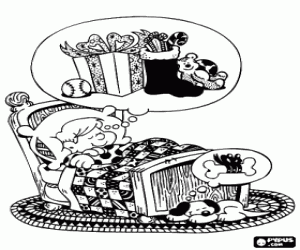 Colora Sogni di regali di Natale