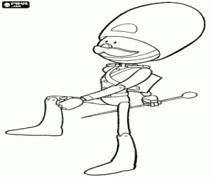 Colora Soldato in legno, Dougal La giostra magica