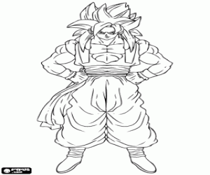 Colora Son Goku, Super Saiyan 4