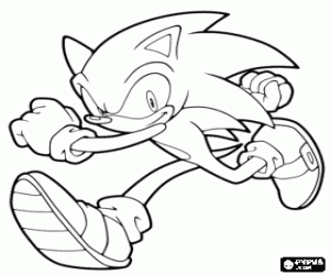 Colora Sonic, mascotte di Sega
