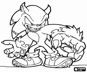 Colora Sonic the Werehog