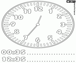 Colora Sono l'una meno venticinque