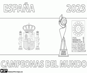 Colora Spagna, campionesse del mondo 2023