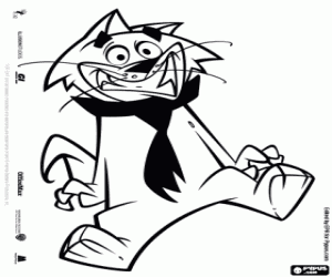 Colora Spook, il gatto con la cravatta