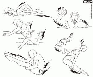 Colora Sport olimpici di Nuoto