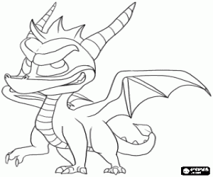Colora Spyro, un giovane drago