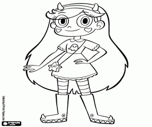 Colora Star Butterfly, la protagonista