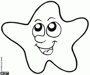 Colora Stella sorridente