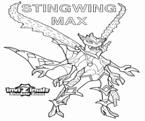 Colora Stingwing Max,Invizimals Le creature ombra