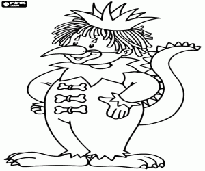 Colora Un strano costume di Carnevale