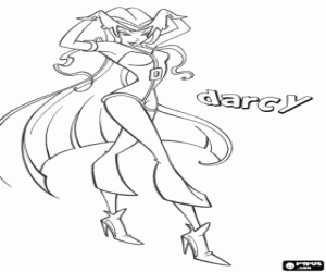 Colora La strega del buio, Darcy