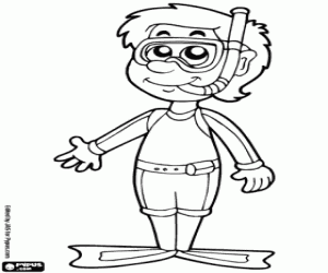 Colora Subacqueo con neoprene