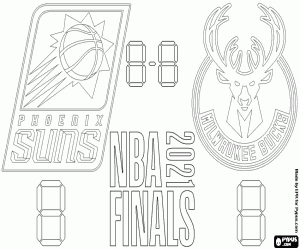 Colora Suns vs Bucks, finali NBA 2021