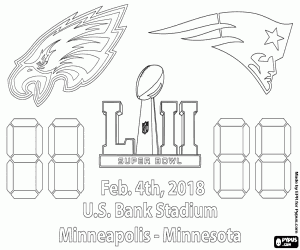 Colora Super Bowl 2018, Patriots v Eagles