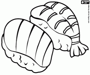 Colora Sushi, il cibo più popolare giapponese