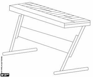 Colora Una tastiera elettronica