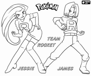 Colora Team Rocket, Pokémon