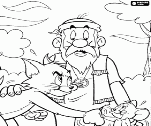 Colora Tentativo di pace tra Tom e Jerry