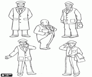 Colora Thomas e gli amici, i personaggi umani