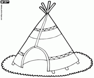 Colora Tipi, tenda dei pellerossa