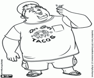 Colora Tito con Turbo sulla sua mano