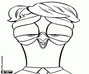 Colora Toady il piccione di Cicogne in missione