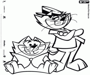 Colora Top Cat e Benny the ball