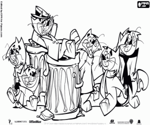 Colora Top Cat e la sua banda