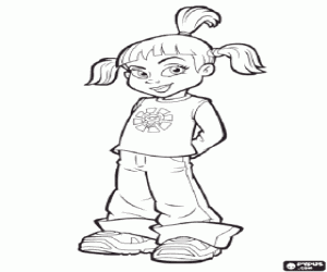 Colora Trixie, carattere di Lazy Town