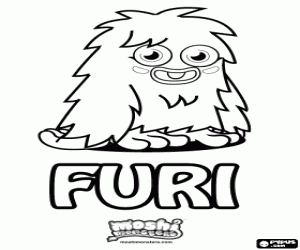 Colora Il troll di Moshi Monsters, Furi