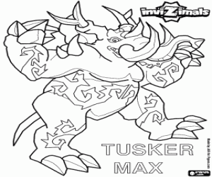 Colora Tusker Max, elefante Invizimal