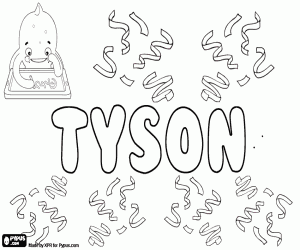 Colora Tyson, nome e cognome in inglese