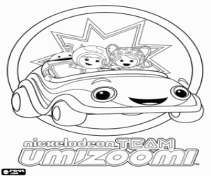 Colora Umizoomi nel Umi Auto