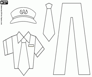 Colora Uniforme da pilota di aereo