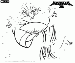 Colora Unire i punti e disegnare a Mei Mei