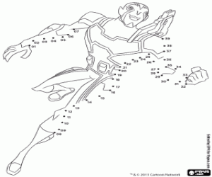 Colora Unisci i puntini di Rook Blonko