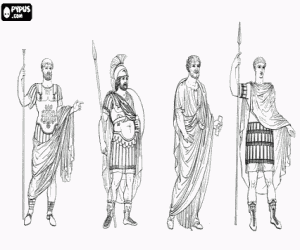 Colora Uomini dell'Impero Romano