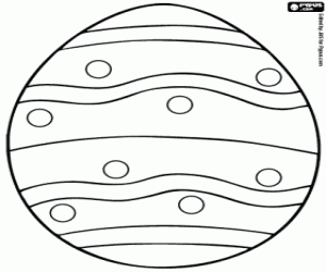 Colora Uova di Pasqua decorata