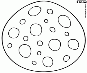 Colora Uovo di Pasqua decorato