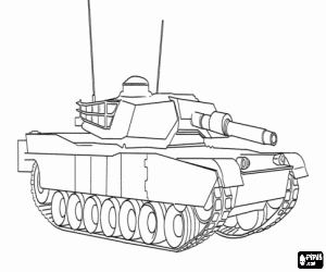 Colora Un veicolo militare di guerra