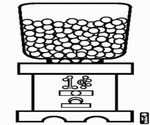 Colora Vendita di palla di gomma da masticare