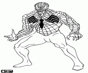 Colora Venom, nemico di Spiderman
