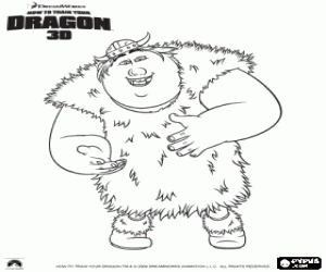 Colora Il vichingo Gambedipesce Ingerman