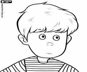 Colora Il volto di  Ted, Lorax