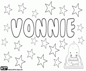 Colora Vonnie, nome unisex