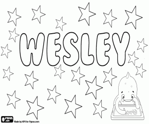 Colora Wesley, nome inglese